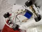 TTSK050 Renault Alpine White Kit. Complete car chassis assembled.